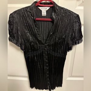 ALLISON TAYLOR Black Blouse
